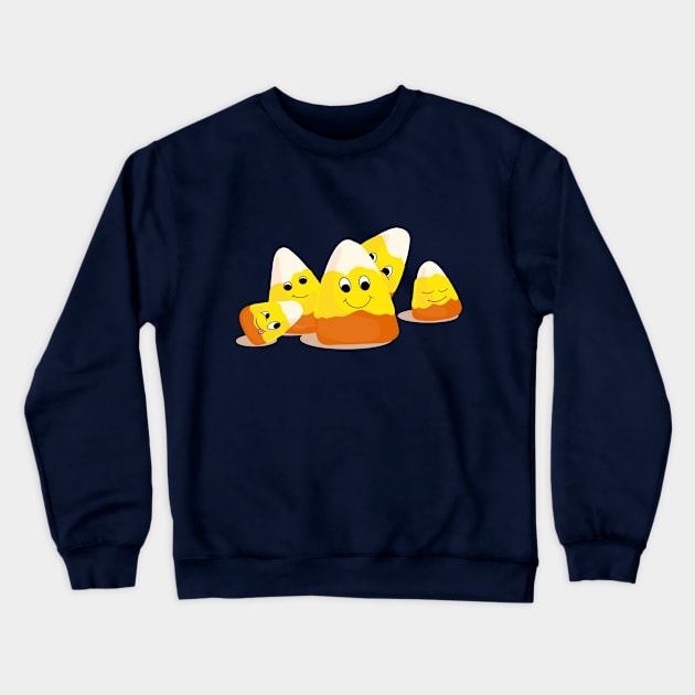 The Candy Corn Crew Crewneck Sweatshirt by Keltaria